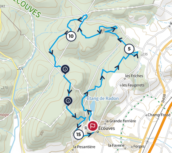 Parcours trail numéro 1 du Trail de la Forêt d’Écouves 2026